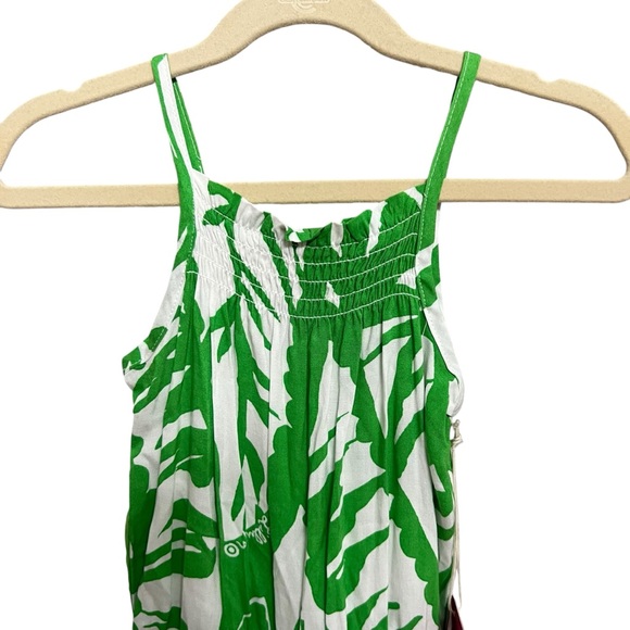 LILLY PULITZER TODDLER GIRLS GREEN WHITE BOOM BOOM ONE PIECE ROMPER SIZE 2T NEW - Picture 5 of 13